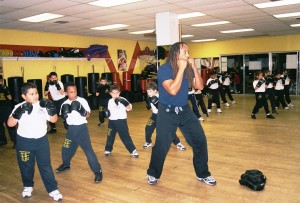 Historic photo of Junior Jeet Kune Do class at Unified Martial Art